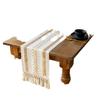 Interior Mat Decorative Dining Table Cloth Table Flag Long Table Mat Cotton And Linen Woven Cover Fabric Retro Classic Home