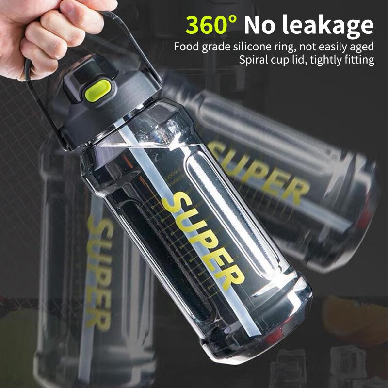 2L Sports Water Bottle Leak Proof Big Capacity Sturdy Water Jug for Bike Climbing Camping