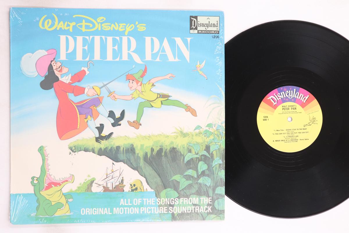 

LP Record OST, WALT DISNEY - Peter Pan 1206 DISNEYLAND 1976 US Anime/Game Used