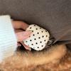 Simple Black Polka Dot AirpodsPro1 Earphone Case for Apple 1/1/1 Generation Wireless Bluetooth Protective Case Soft