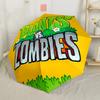 Plants Vs Zombies Adventure Outdoor Automatic Umbrella Compact 8-Rib Design Lightweight Durable Everyday Carry Umbrella Elegant Umbrella