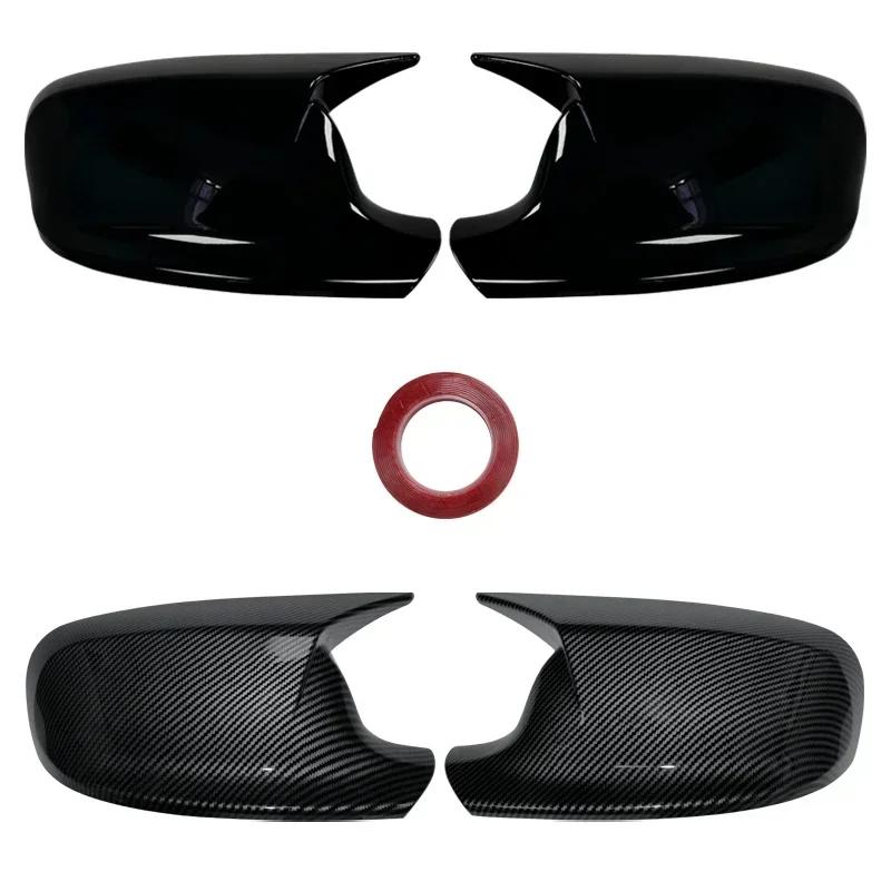 High Quality 2pcs M Style Black Side Mirror Covers Replacement For BMW X3 F25 X1 E84 Pre-LCI 2010 2011 2012 2013