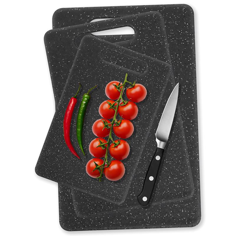Imitation Marble Texture Pp Plastic Cutting Board Antibacterial Mildew Kitchen Vegetable Cutting Board Kneading Dough Board