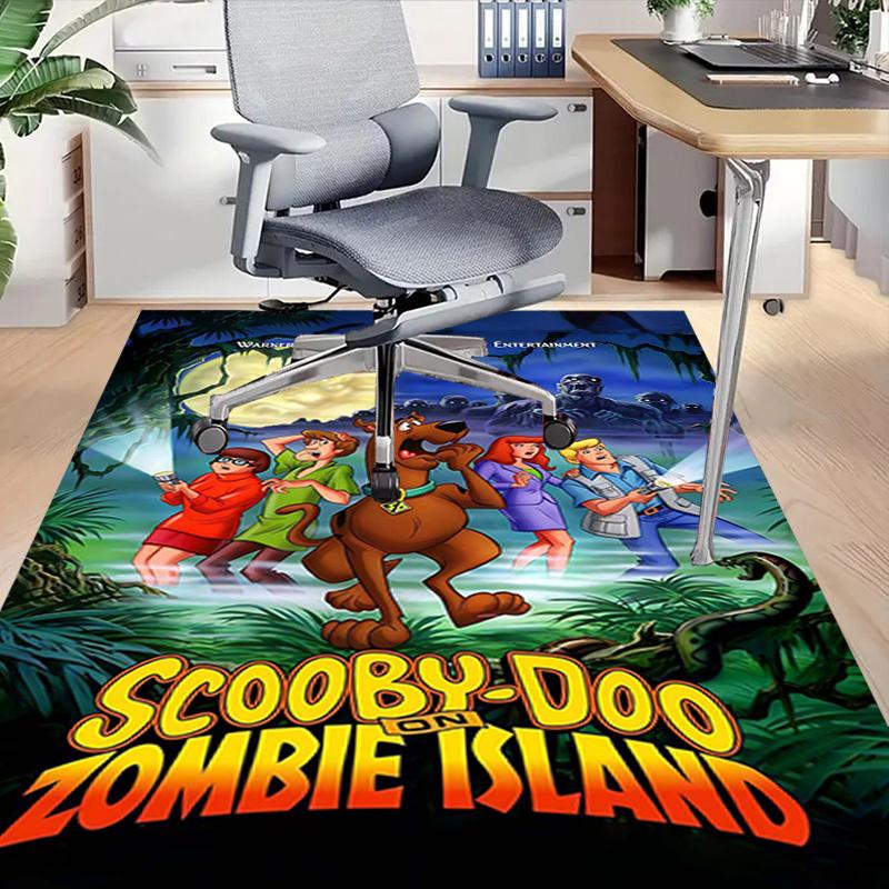 1PC Scooby-Doo, Zombie Island Extra Large Non-Slip Floor carpet, Office, family, bedroom, Studio - Large Area Rug Indoor Rugs1138A