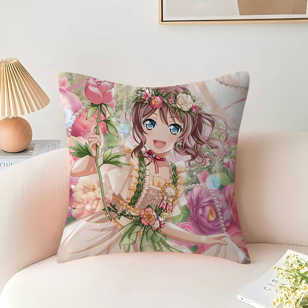 

Yamabuki Saaya Office Cushion Pillowcase Car Cushion Cover45X45CM Lumbar Pillowcase Sofa Pillowcover 16x16Inch