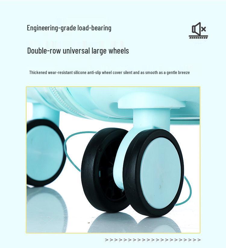 Compact High-Capacity Suitcase with Combination Lock for Men and Women