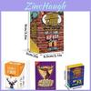 Sotally Tober Dog Man Virus Text Drinking Moose Master Card Game With Colorful Packaging For Adults