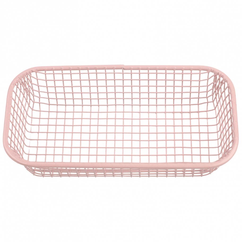 Stilvoller Drahtkorb für Schreibtischaufbewahrung zur Organisation von Schreibwaren und Kleinteilen