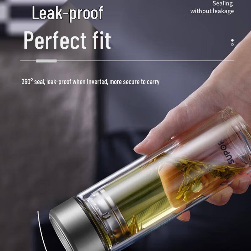 Supor KCG28AZ10 Double-Layer Glass Tea Cup