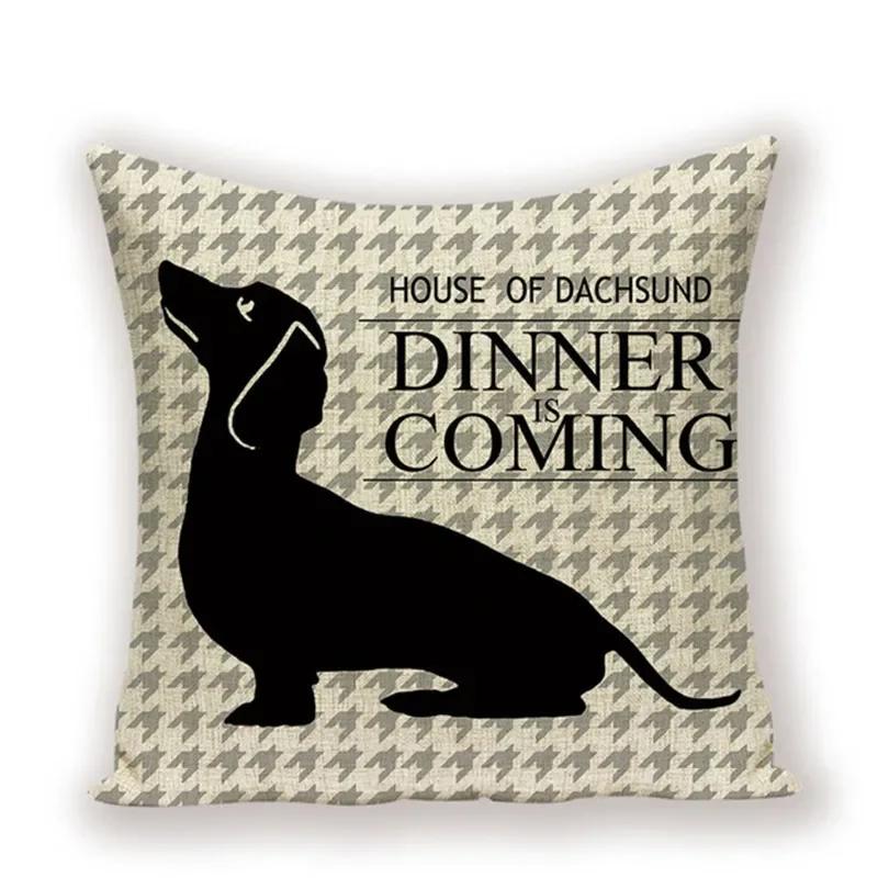 Bulldog Cute Dog Theme Pattern Double-Sided Printed Pillow Cover Short Plush Suitable Living Rooms Bedrooms Throw Cushion Cover