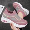 Women's Shoes, Thick-soled Height-increasing Shoes, Spring Fly-knitting Mesh Shoes, Casual Shoes, Single Shoes, Comfortable and Breathable