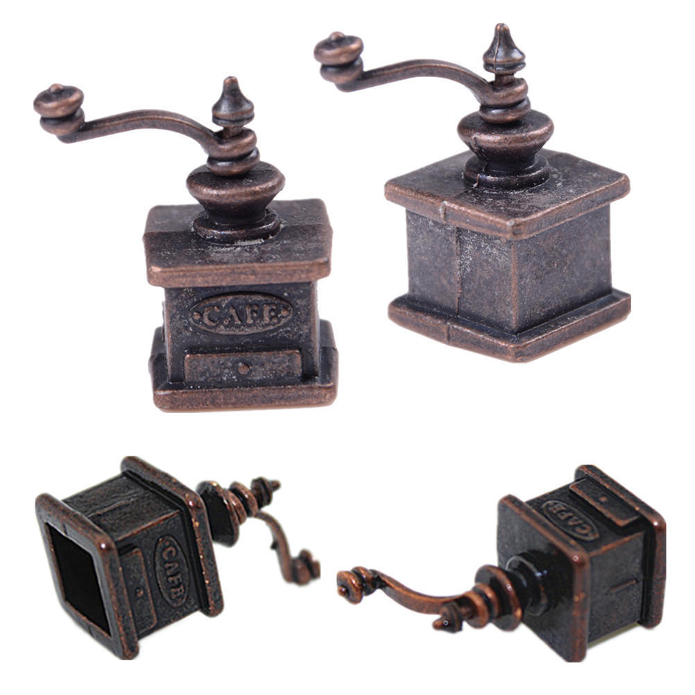 1/12 Dollhouse Miniature Kitchen Vintage Coffee Grinder For Doll Gift Wholesale
