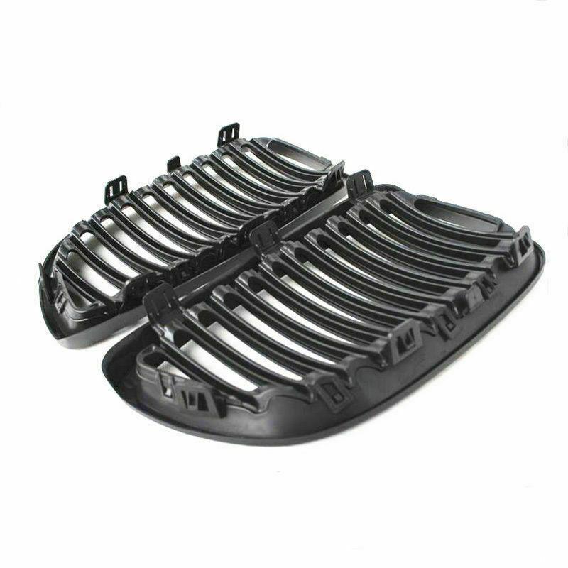 Front Bumper Kidney Grill Dual Slat Racing Grille Matte Black Car Exterior Accessories For BMW E92 E93 M3 3 Series