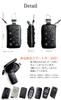 AWESOME ASK-STM02 Smart Key Case, Star Studs Series, Black X Gold