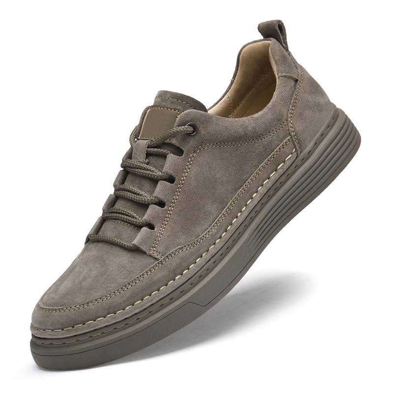 Мужские массивные кроссовки Обувь на платформе Стелька для увеличения роста 6 см Спортивные Большой размер 37-47 Повседневные Для высоких мужчин 47 коричневый 4869₽