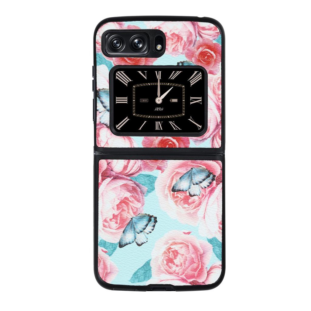 Suitable for moto razr 2026 folding screen mobile phone case with leather PC back cover hard case protective case
