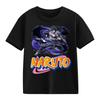 Naruto Childrens Tshirt Anime Character Print Pure Cotton Shortsleeved Shirt Loose Round Neck Top for Boys and Girls