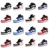 Stilvolle Atmungsaktive Kinder Basketballschuhe Aj1 High Top Sneakers Für Jungen Und Mädchen In Lebhaften Farben