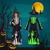 with Hat Halloween Dress Up Skeleton Carnival Party Reaper Set Luminous Witch Clothing  Performance