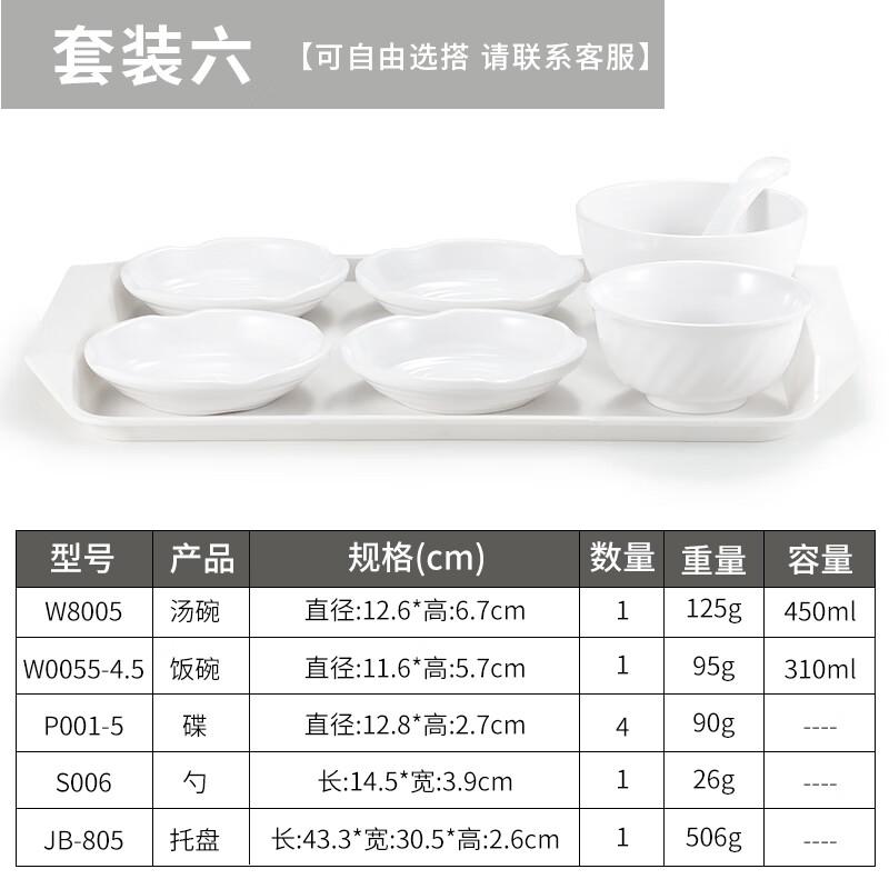 

Commercial Melamine Food Grade Serving Plate Set