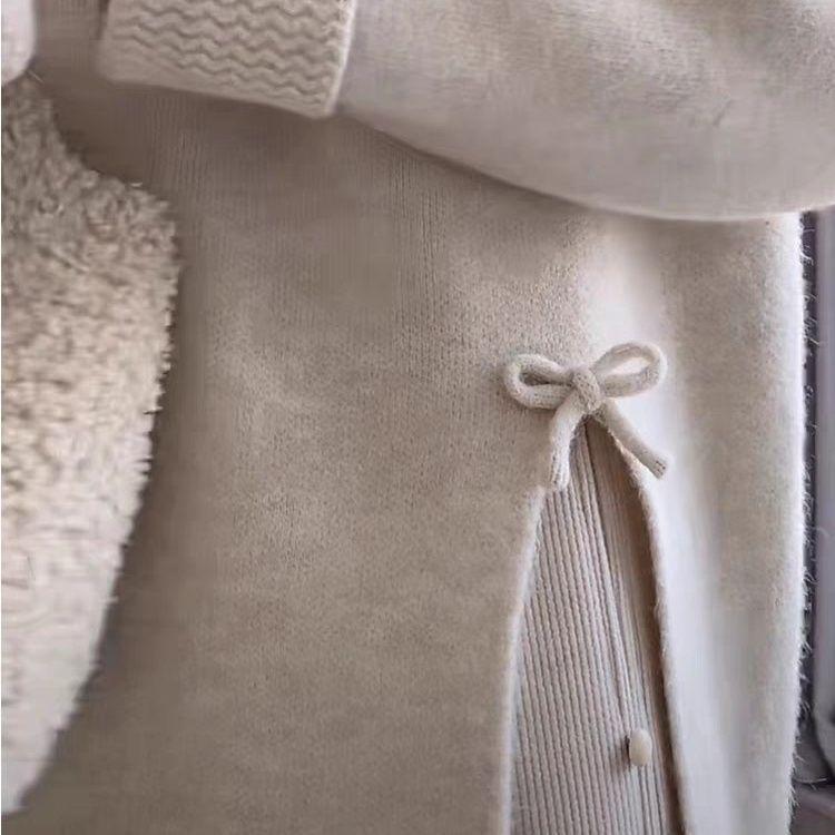 Plus Size Women's Stylish Knitwear & Wide-Leg Pants Set - Autumn/Winter 2025