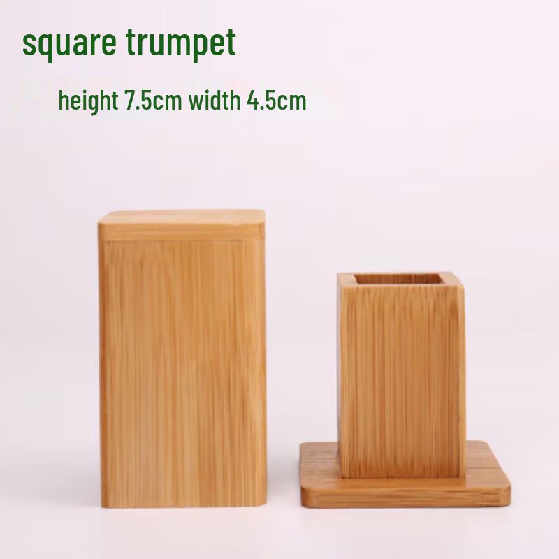 

Customizable Bamboo Wood Toothpick Holder