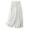Loose and Thin Solid Color Cotton and Linen Wide-leg Pants Women's 2025 Summer New Literary and Retro Drawstring Elastic Waist Casual Pants