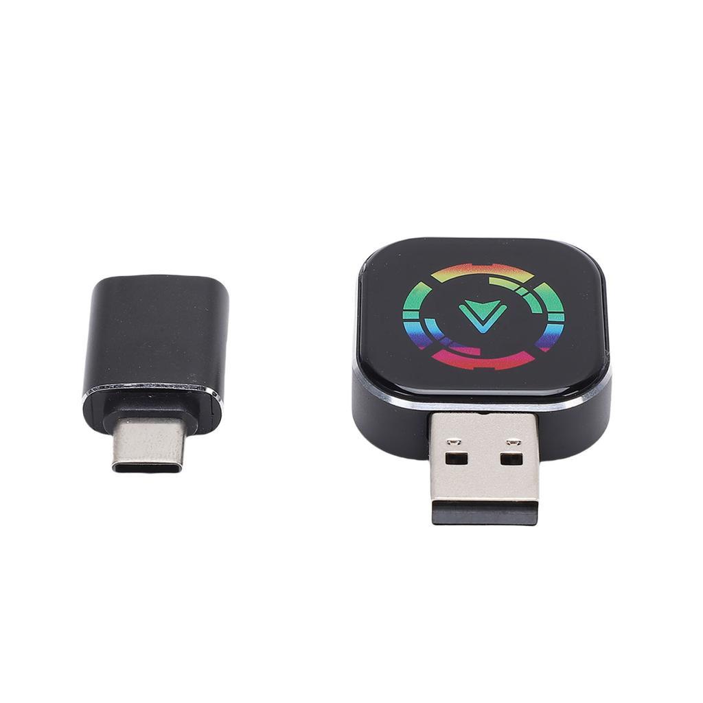 Wired To Wireless Adapter for CarPlay for Android Auto 2 In 1 Car Wireless Converter with Type C To USB Adapter