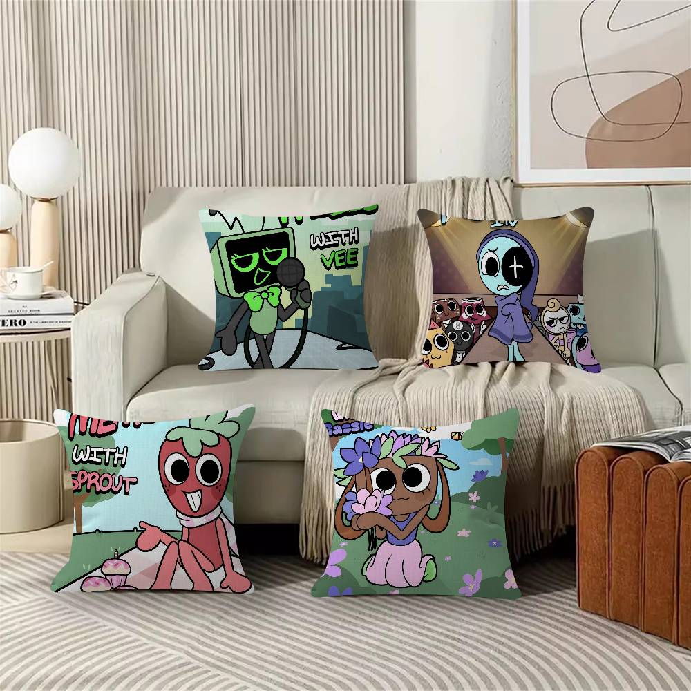 Popular Game DDandys World Pillow Gift Home Office Decoration Pillow Bedroom Sofa Car Cushion CoverPillow Case