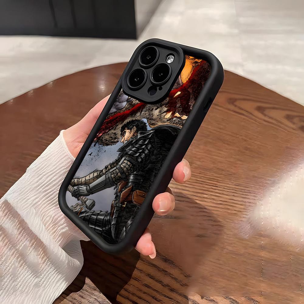 Berserk Comics Cool Phone Case For IPhone 17 Pro Max 15 Pro 16 14 Plus 12 13 Mini 11 Pro Shockproof Soft Cover