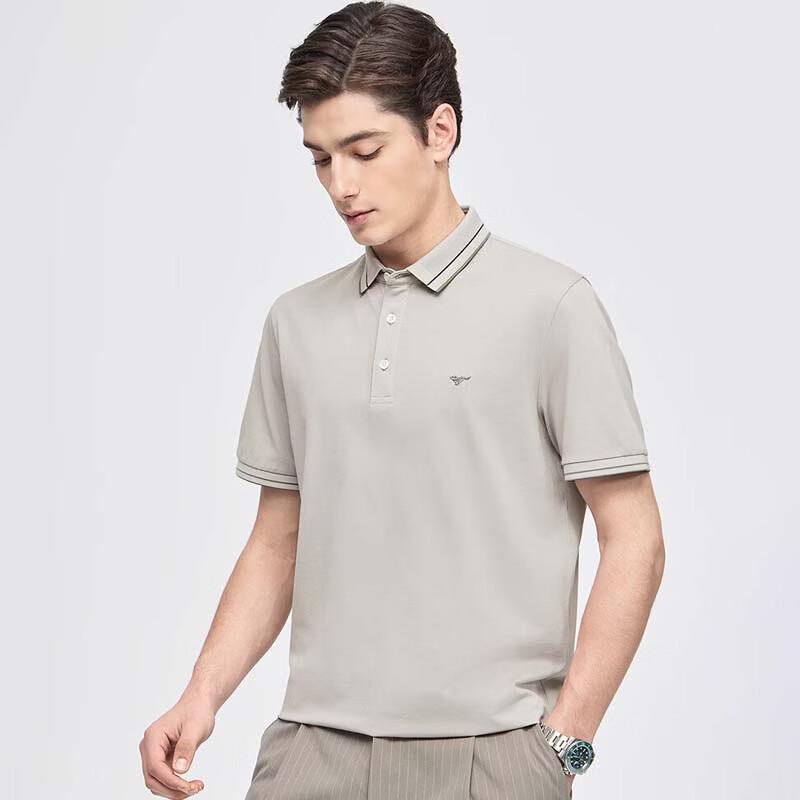 SEPTWOLVES Men's Business Casual Smooth POLO Shirt