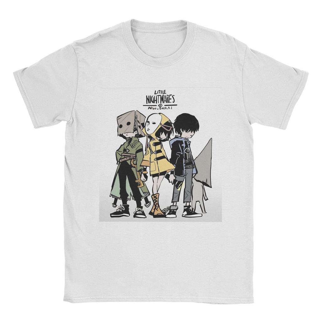 Funny Little Nightmares Video Game Tshirts Men Cotton Short Sleeve O-neck Summer TopsTops