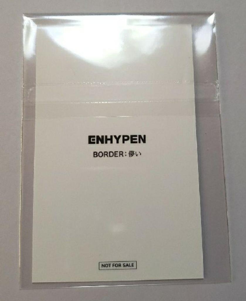 [USED] ENHYPEN Niki Ephemeral Lucky Draw Set