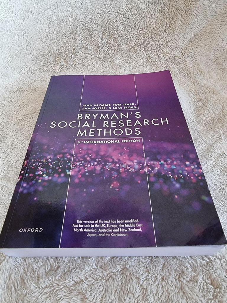 [USED] SOCIAL RESEARCH METHODS - Alan Bryman