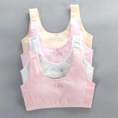 Cotton Mesh Summer Breathable Girls Bra Puberty Students Vest Underwear for Junior and High School Students Kids Lingerie