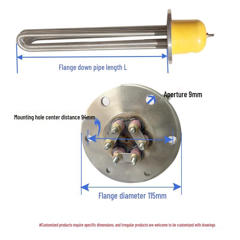 Industrial Flange Electric Heating Tube