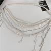 Butterfly Princess Multi-layer Tassel Waist Chain Body Chain French Niche High-end Heavy Industry Super Fairy Necklace Accessories