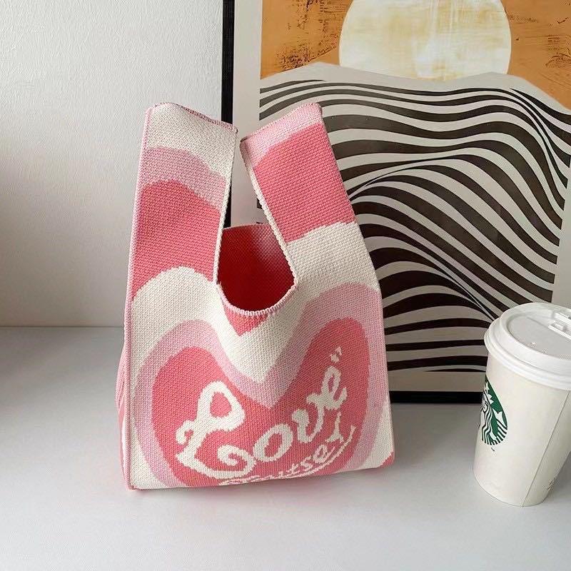 Adorable Baby Party Favor Knitted Gift Bag for Birthdays & Milestones