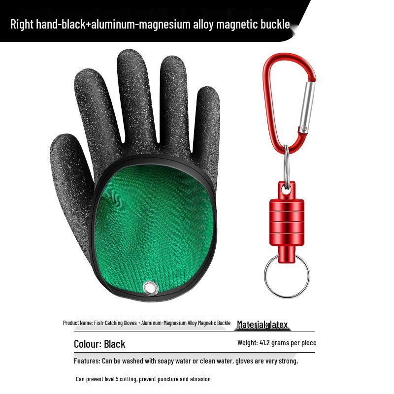 Huansheng Waterproof Non-slip Cut-resistant Fishing Gloves