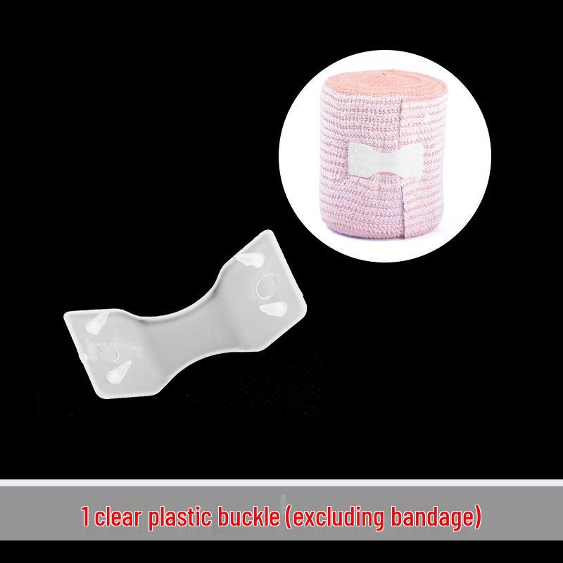 

Эластичный бинт с алюминиевой пряжкой и клейкой лентой для спорта