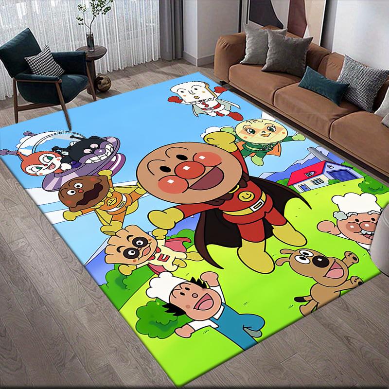 Pokémon Adorable Anti-Slip Rug, Rectangular Carpet for Bedroom, Sofa Zone & Living Room, Home Decoration