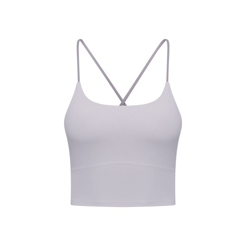 Lu Same Sports Vest Women's Summer Thin Detachable Chest Pad Fashion All-Matching Outwear Casual Workout Exercise Underwear