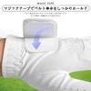 Golf Fiber Feel Rain and Sweat Golf Wear NCX16 Size Men's Gloves, 2-Pack, Ultra-Fine Leather, Bare-Hand Fit, Soft, Stretchy, Breathable,