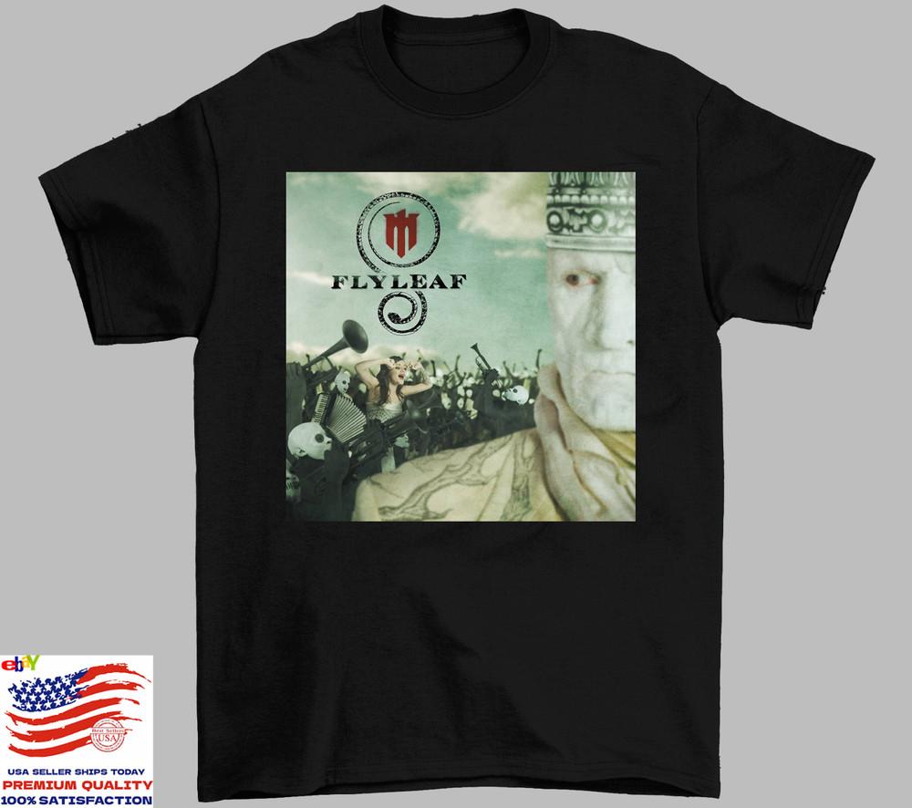 Memento Mori FLYLEAF Футболка Хлопковая Черная Полный Размер S-5XL Унисекс L
