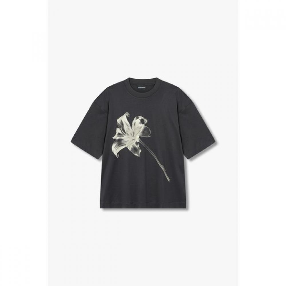 Emporio Armani Men S Floral PrinT Crewneck T ShirT A515126071 L
