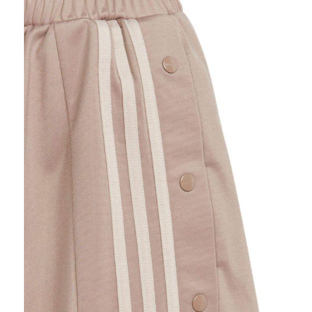 Adidas Originals Neutral Court Adibreak Letter Logo Print Striped Color Block Casual Shorts Women Shorts Brown IS5258