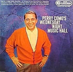 LP Record PERRY COMO  Perry Comos Wednesday Night Music  CAL511 RCA Camden 1959 Canada Pop Used