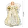 Angel Plush Wings Ornaments Christmas Tree Topper Star Holiday Decoration for Home and Store Festive Celebrations