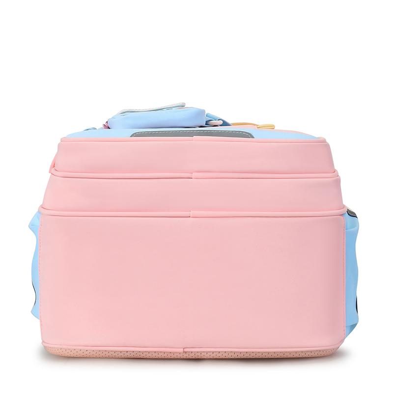 Schoolbag for Primary School Students Grade One and Two Cartoon Color-Matching Backpack for Boys and Girls Children Backpack