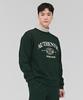 CHASECULT Unisex Essential Arch Lettering Brushed Sweatshirt - Green